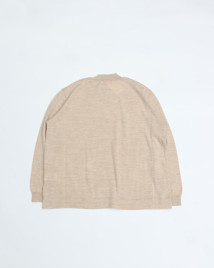 MEYAME  WASHABLE MERINO WOOLCOTTN KNIT  BEIGE