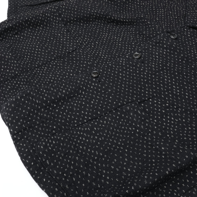 PORTER CLASSIC  NEW SASHIKO WIDE JACKET BLACK