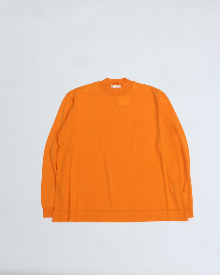 MEYAME  WASHABLE MERINO WOOLCOTTN KNIT  ORANGE