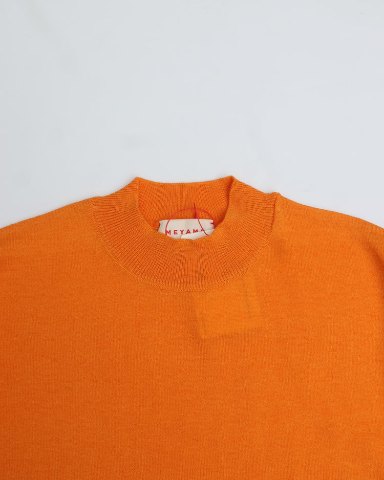 MEYAME WASHABLE MERINO WOOLCOTTN KNIT ORANGE