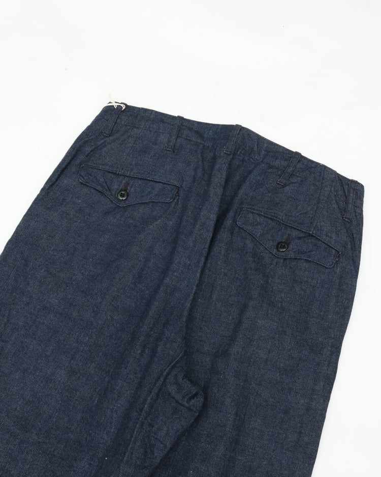 A VONTADE   Type 45 Chino Trousers -10oz Selvedge Denim- VTD-0340-PT-3 INDIGO