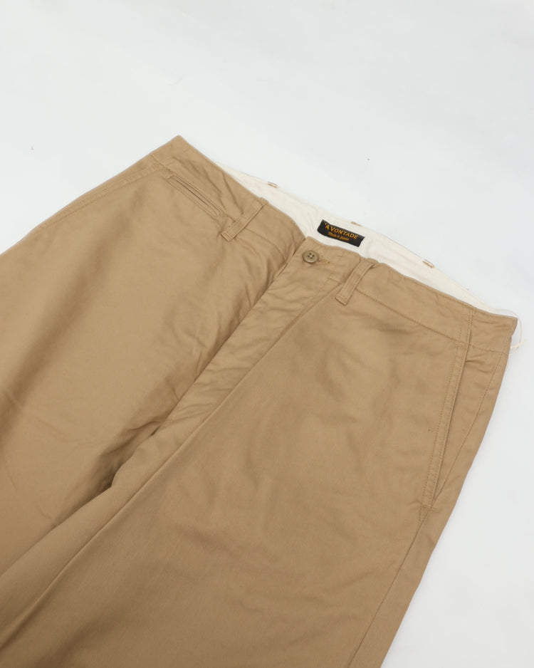 A VONTADE   Type 45 Chino Trousers VTD-0340-PT3 KHAKI