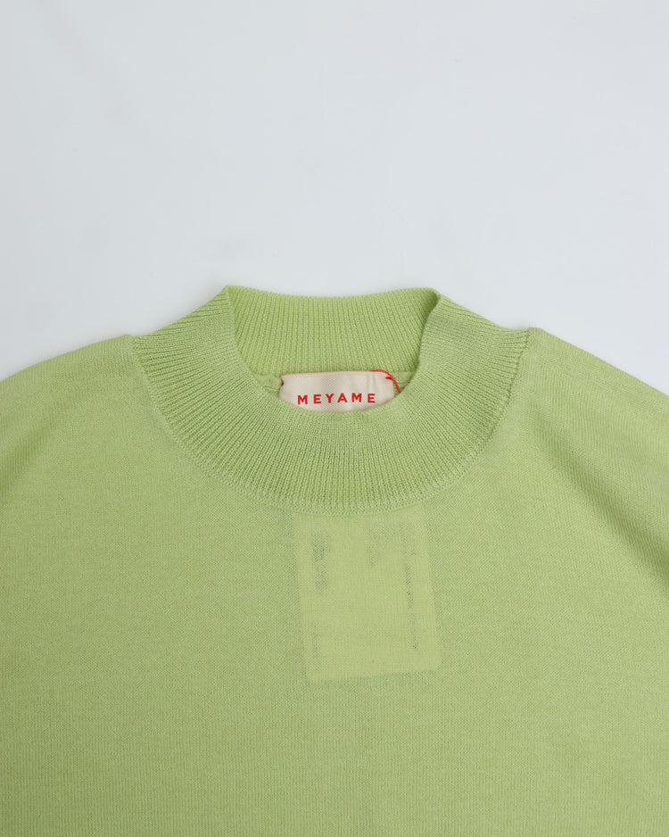 MEYAME  WASHABLE MERINO WOOLCOTTN KNIT  GREEN