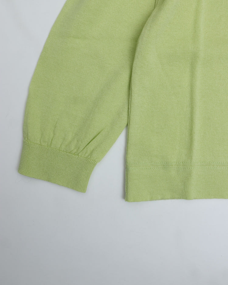 MEYAME  WASHABLE MERINO WOOLCOTTN KNIT  GREEN