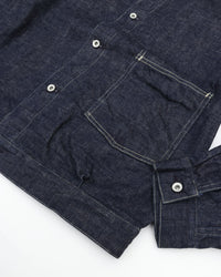 A VONTADE   Coal Mine Blouse -13.5oz Denim-VTD-0541-JK2 INDIGO