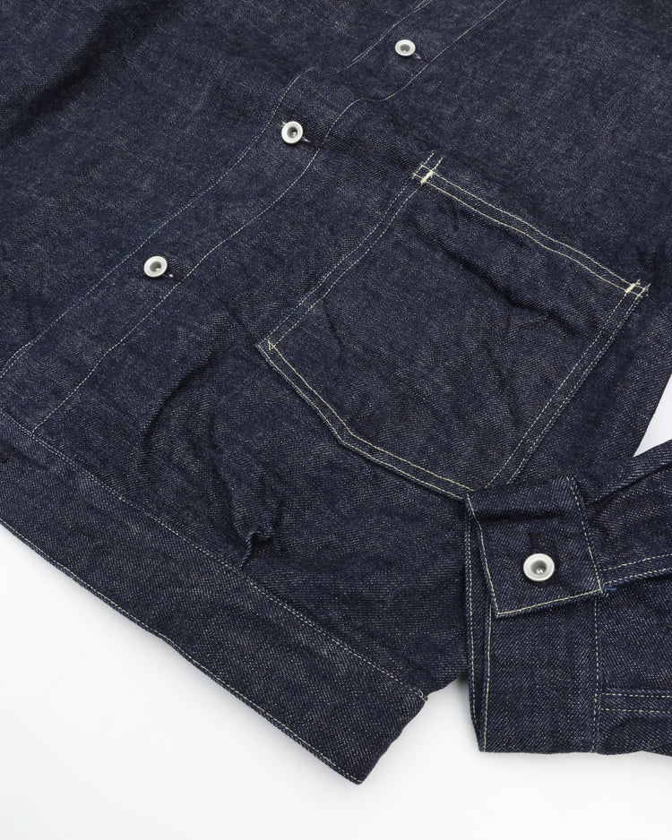 A VONTADE   Coal Mine Blouse -13.5oz Denim-VTD-0541-JK2 INDIGO