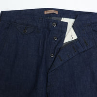 WORKERS Officer Trousers Regular Fit 8oz GR Back Denim