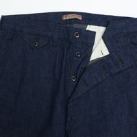 WORKERS Officer Trousers Regular Fit 8oz GR Back Denim