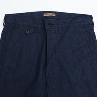 WORKERS Officer Trousers Regular Fit 8oz GR Back Denim