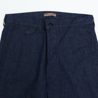 WORKERS Officer Trousers Regular Fit 8oz GR Back Denim