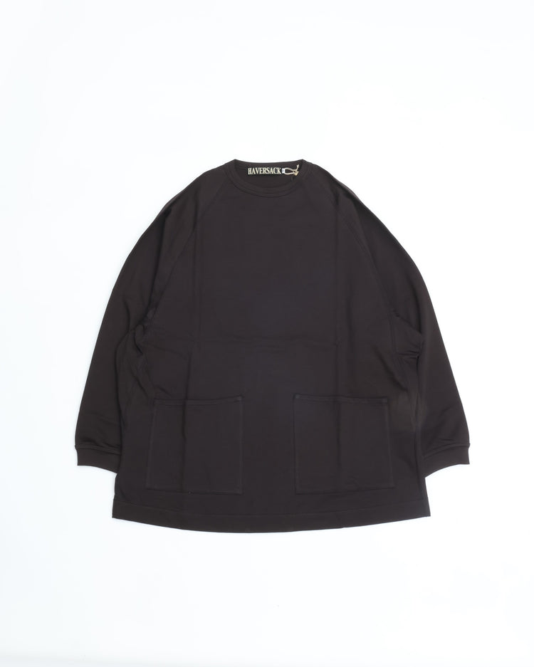 HAVERSACK / 412520 Plating Dense Jersey Raglan Long T-Shirt