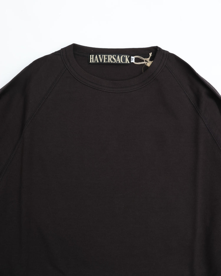 HAVERSACK / 412520 プレーティング度詰天竺ラグランロングTシャツ