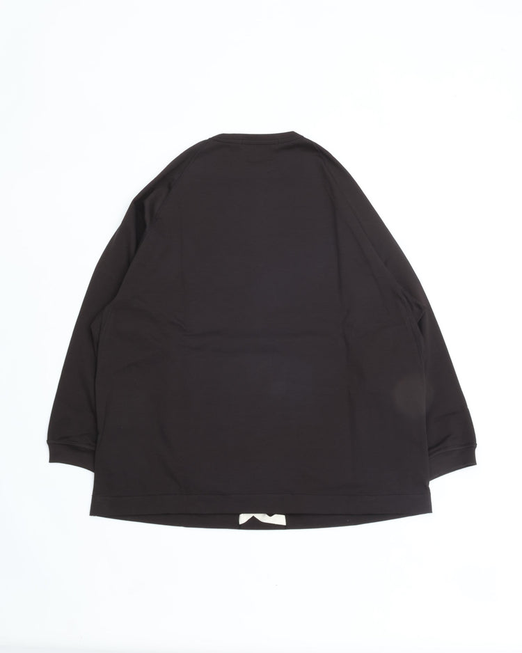 HAVERSACK / 412520 Plating Dense Jersey Raglan Long T-Shirt