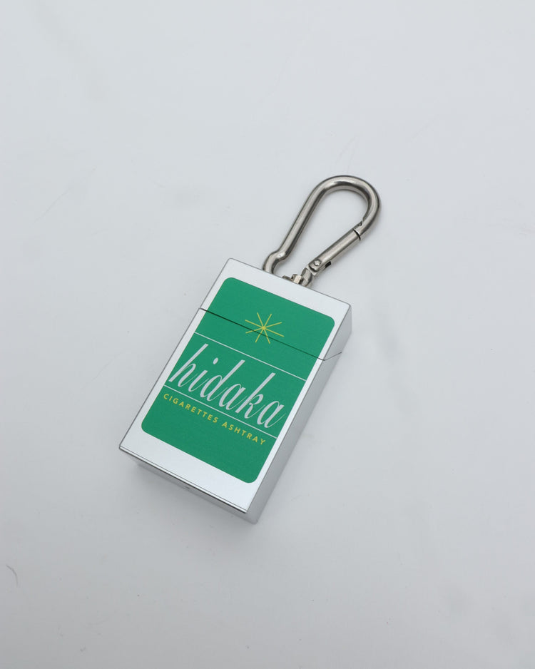 HIDAKA/  PORTABLE ASHTRAY / HI-LITE GREEN