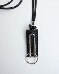 ED ROBERT JUDSON  CLIX spring clip neck holder C/#051 black pebble grain