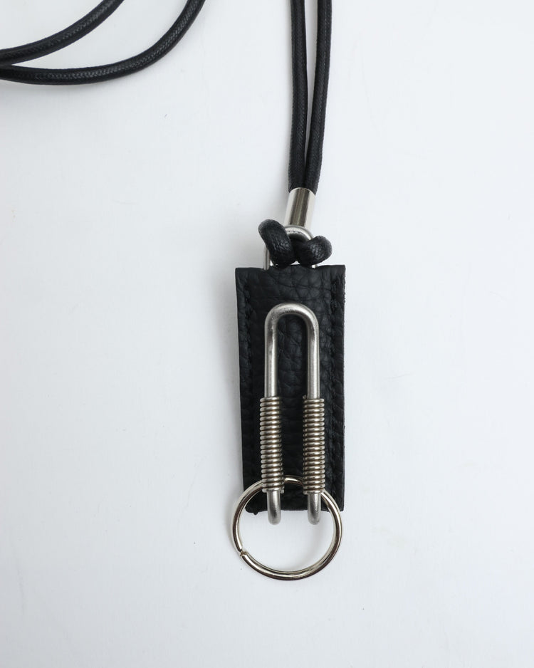 ED ROBERT JUDSON  CLIX spring clip neck holder C/#051 black pebble grain