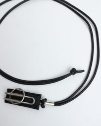 ED ROBERT JUDSON CLIX spring clip neck holder C/#051 black pebble grain