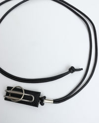 ED ROBERT JUDSON  CLIX spring clip neck holder C/#051 black pebble grain