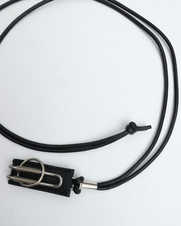 ED ROBERT JUDSON  CLIX spring clip neck holder C/#051 black pebble grain