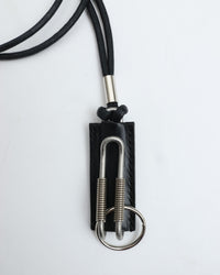 ED ROBERT JUDSON  CLIX spring clip neck holder C/#052 black pull up