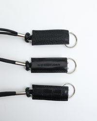 ED ROBERT JUDSON  CLIX spring clip neck holder C/#050 black croco grain