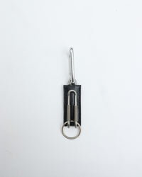 ED ROBERT JUDSON CLIX spring clip key holder C/#052 black pull up