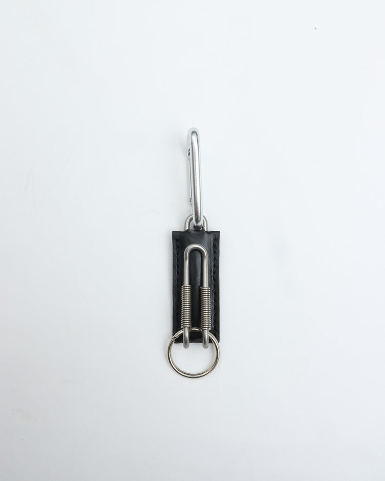 ED ROBERT JUDSON CLIX spring clip key holder C/#052 black pull up