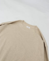 crepuscule  Co/He Rib Sweat P/O 2603-004 NATURAL