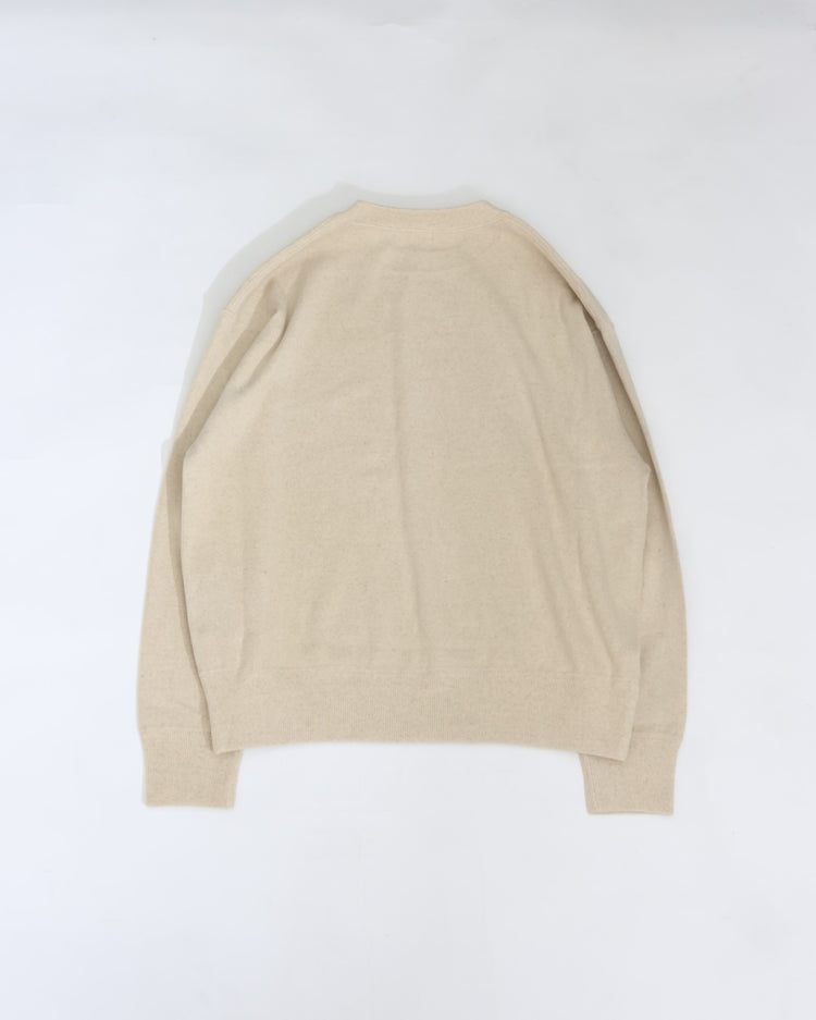 crepuscule  Co/He Rib Sweat P/O 2603-004 NATURAL