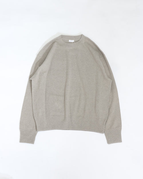 crepuscule  Co/He Rib Sweat P/O 2603-004 GRAYBEIGE