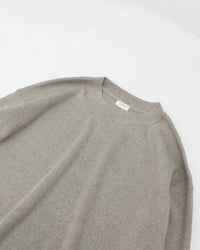 crepuscule  Co/He Rib Sweat P/O 2603-004 GRAYBEIGE