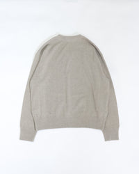 crepuscule  Co/He Rib Sweat P/O 2603-004 GRAYBEIGE