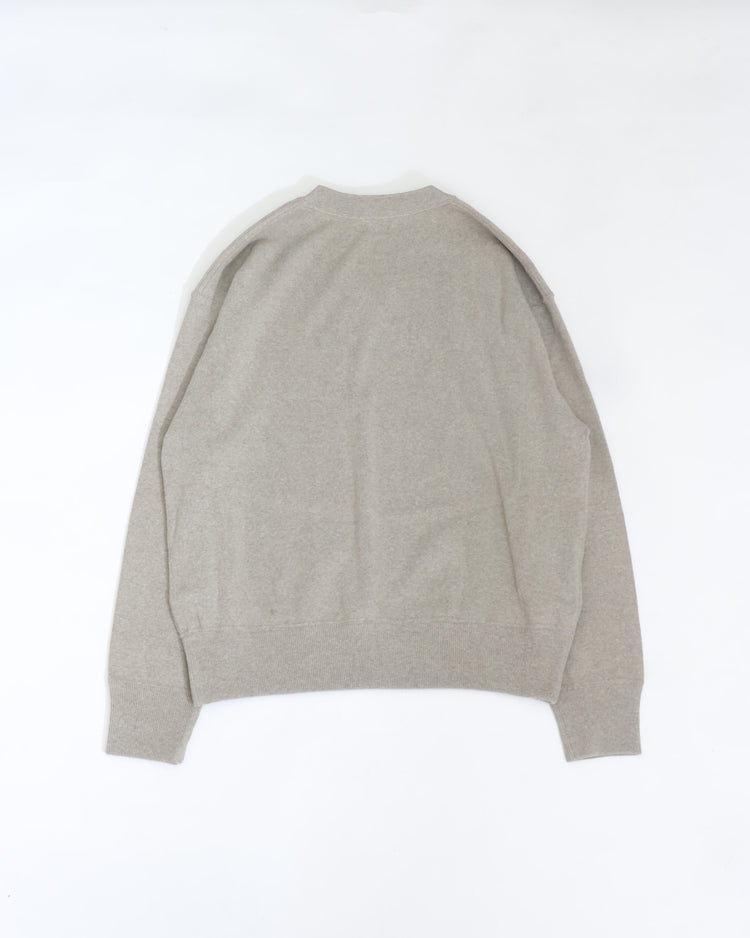 crepuscule  Co/He Rib Sweat P/O 2603-004 GRAYBEIGE