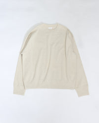 crepuscule  Co Rib Sweat P/O 2603-004 OATMEAL