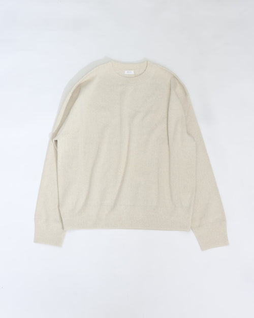 crepuscule  Co Rib Sweat P/O 2603-004 OATMEAL