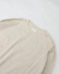 crepuscule  Co Rib Sweat P/O 2603-004 OATMEAL