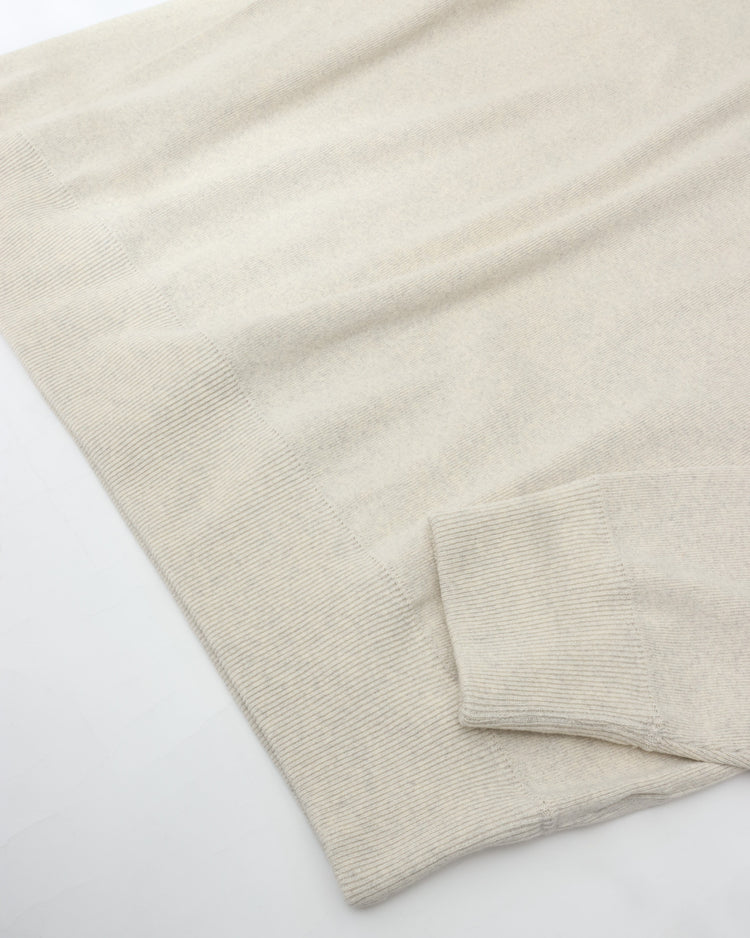 crepuscule  Co Rib Sweat P/O 2603-004 OATMEAL