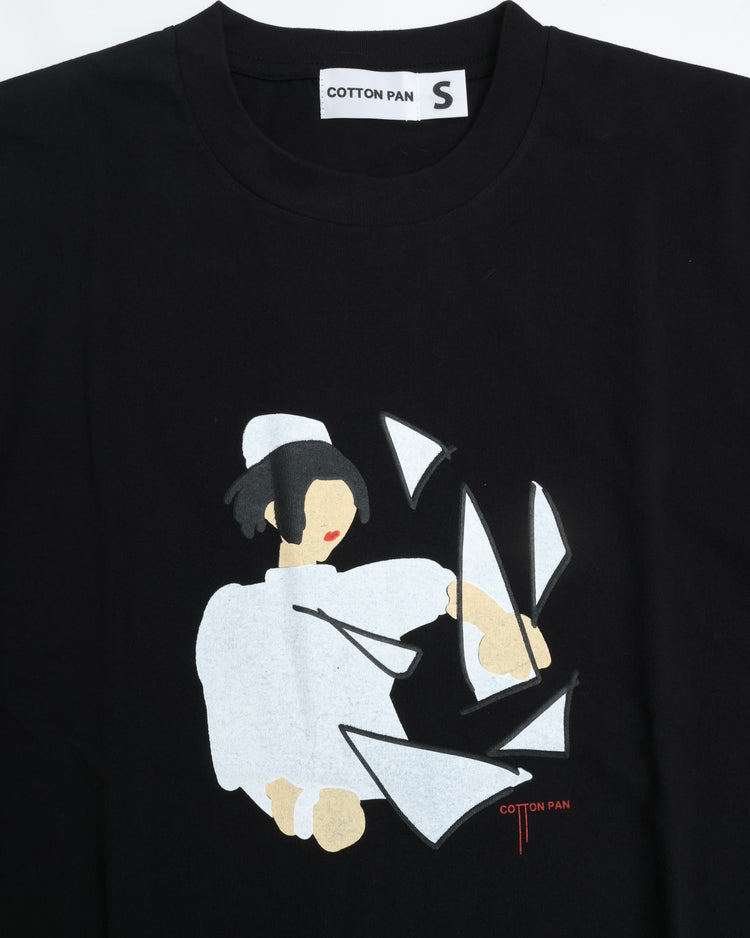 COTTON PAN Instinct GOAT S/S BLACK