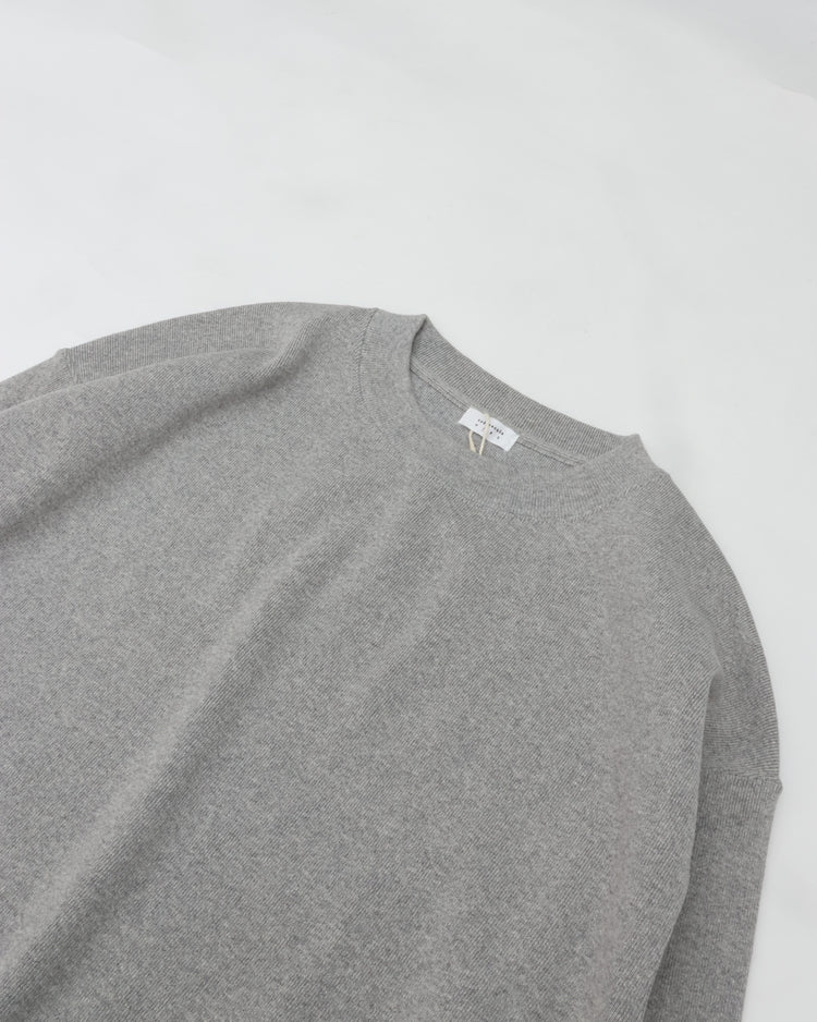 crepuscule  Co Rib Sweat P/O 2603-004 GRAY