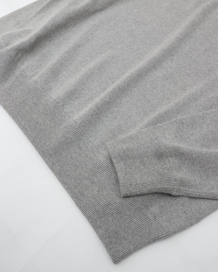 crepuscule  Co Rib Sweat P/O 2603-004 GRAY
