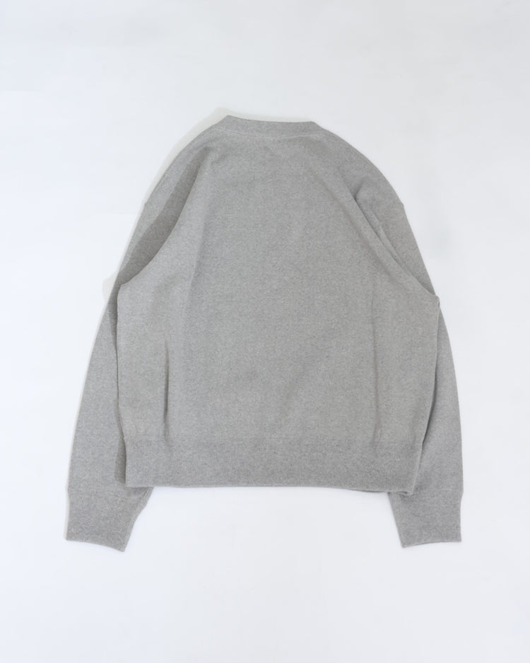 crepuscule  Co Rib Sweat P/O 2603-004 GRAY