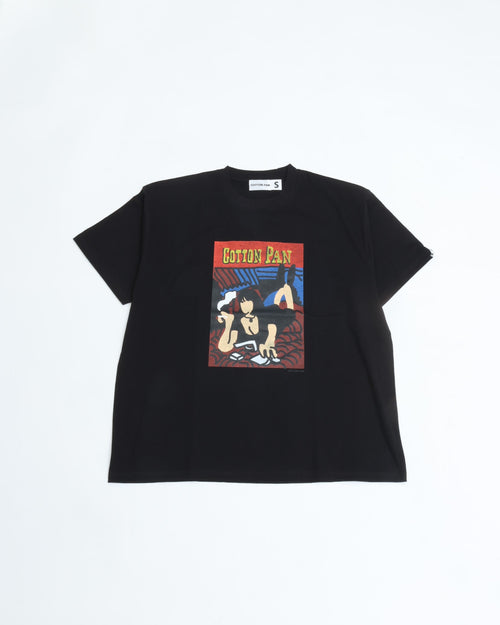 COTTON PAN PF GOAT S/S BLACK