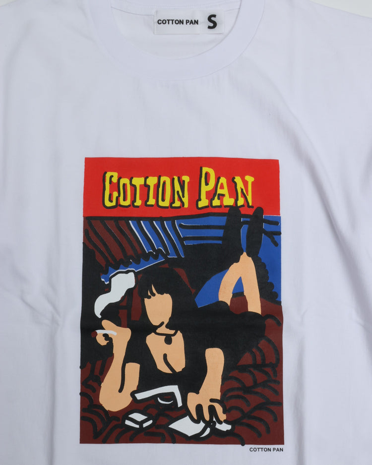 COTTON PAN PF GOAT S/S WHITE