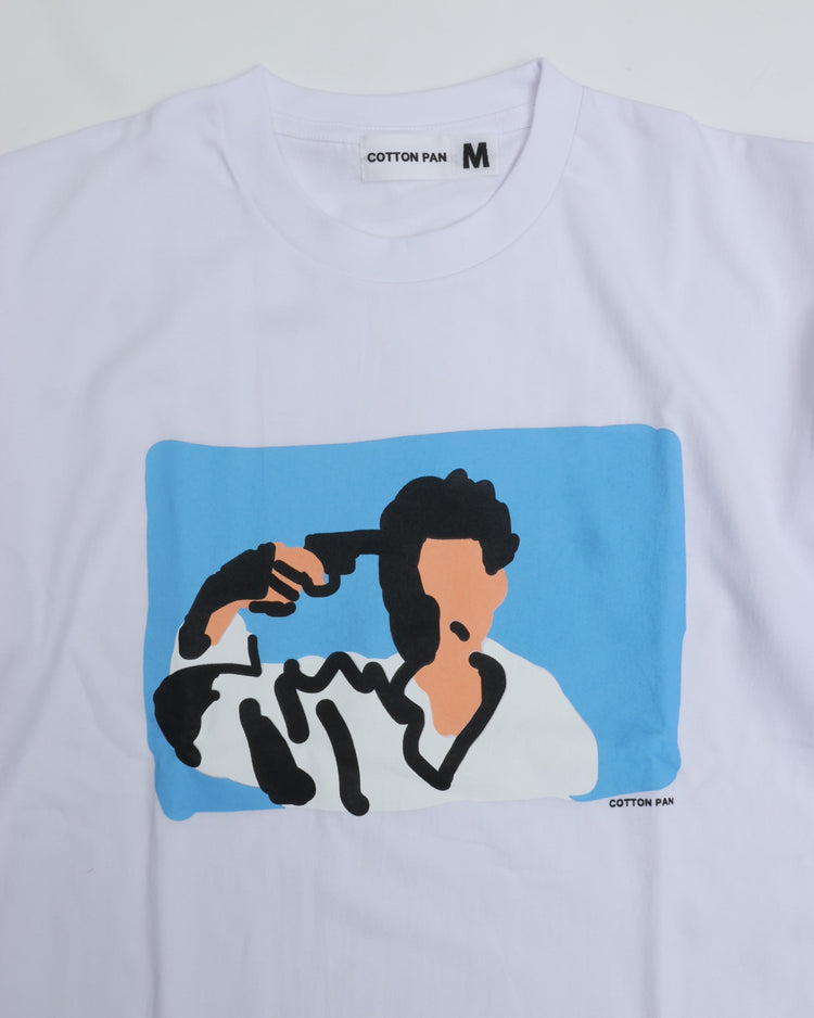 COTTON PAN Summer Vacation (Asahi) GOAT S/S WHITE