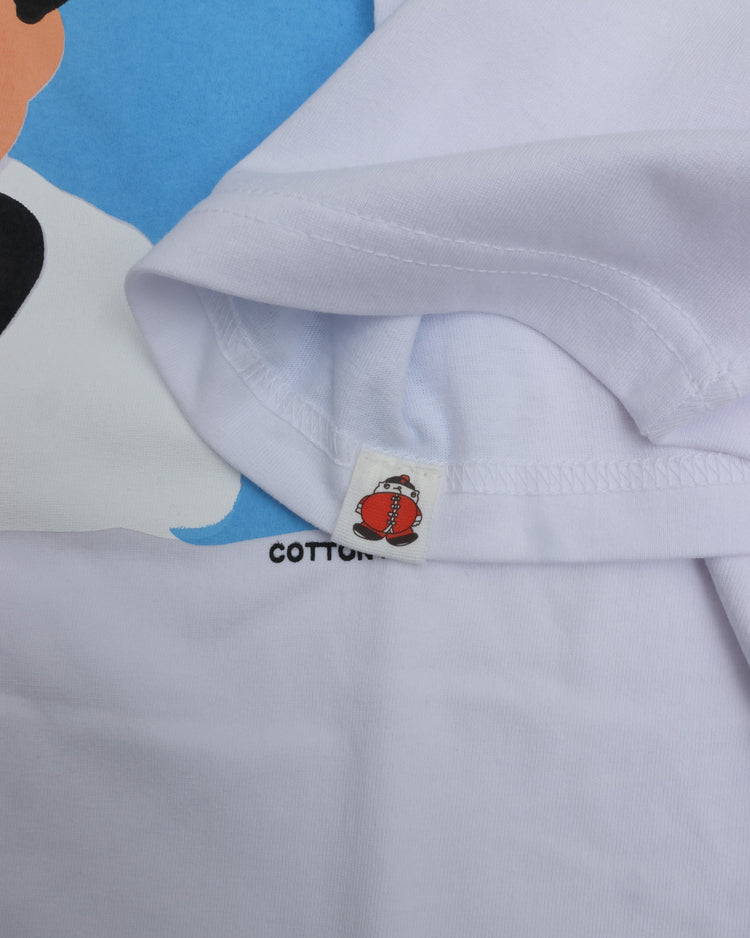 COTTON PAN Summer Vacation (Asahi) GOAT S/S WHITE