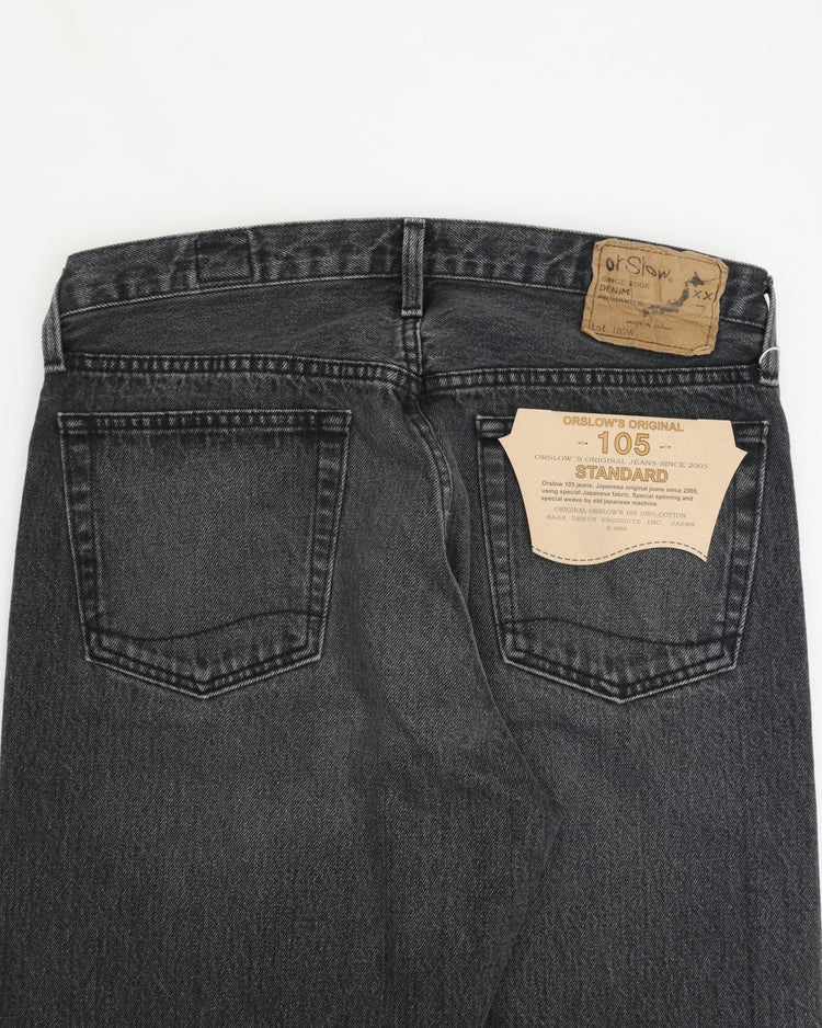 orslow / 105 90's 5 POCKET BLACK DENIM STONE WASH