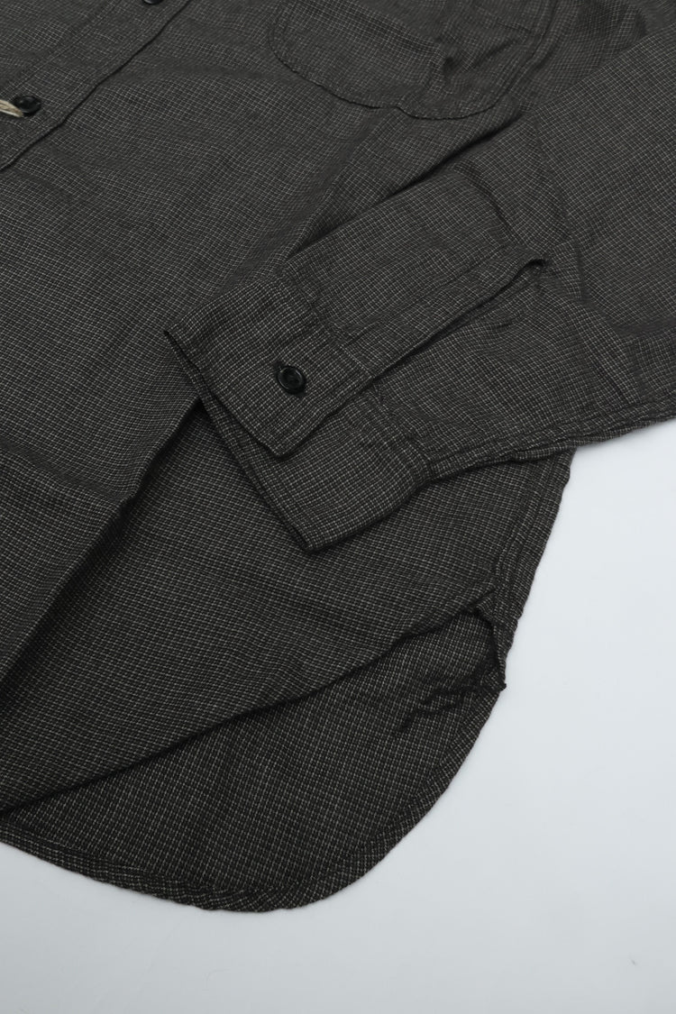 orslow   RELAX FIT MELANGE FLANNEL SHIRT GRAY CHECK 01-8270-160