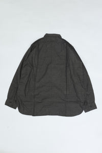 orslow   RELAX FIT MELANGE FLANNEL SHIRT GRAY CHECK 01-8270-160