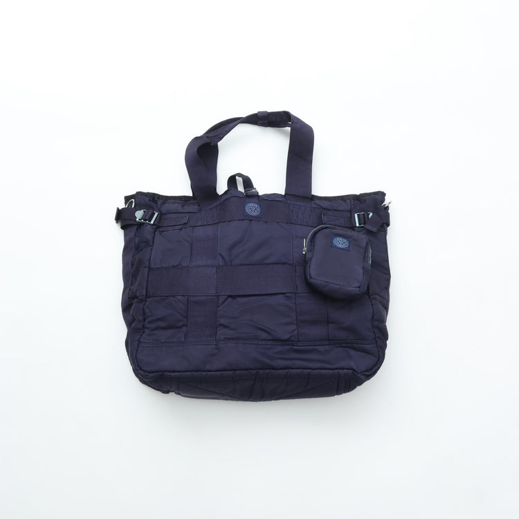 PORTER CLASSIC SUPER NYLON TOTE BAG BLUE