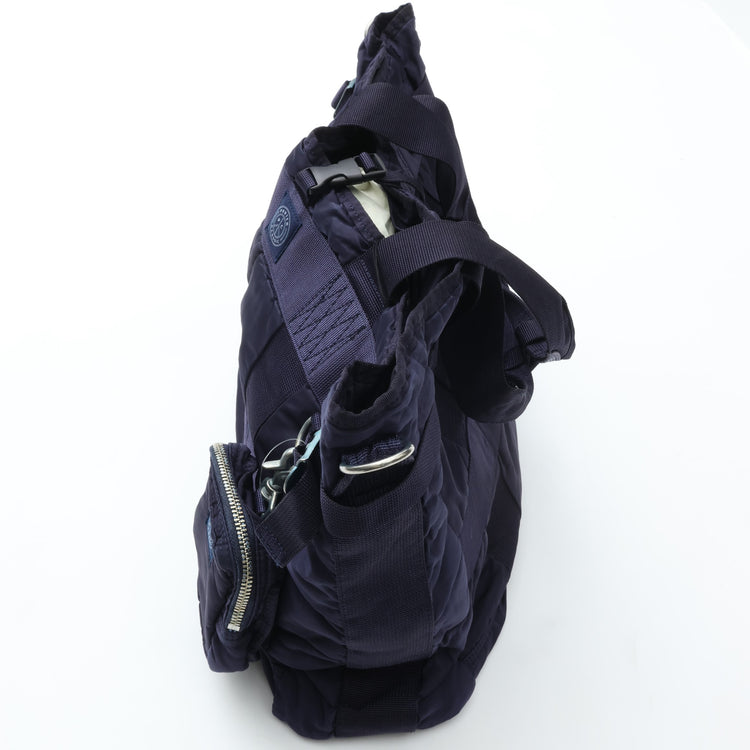 PORTER CLASSIC SUPER NYLON TOTE BAG BLUE